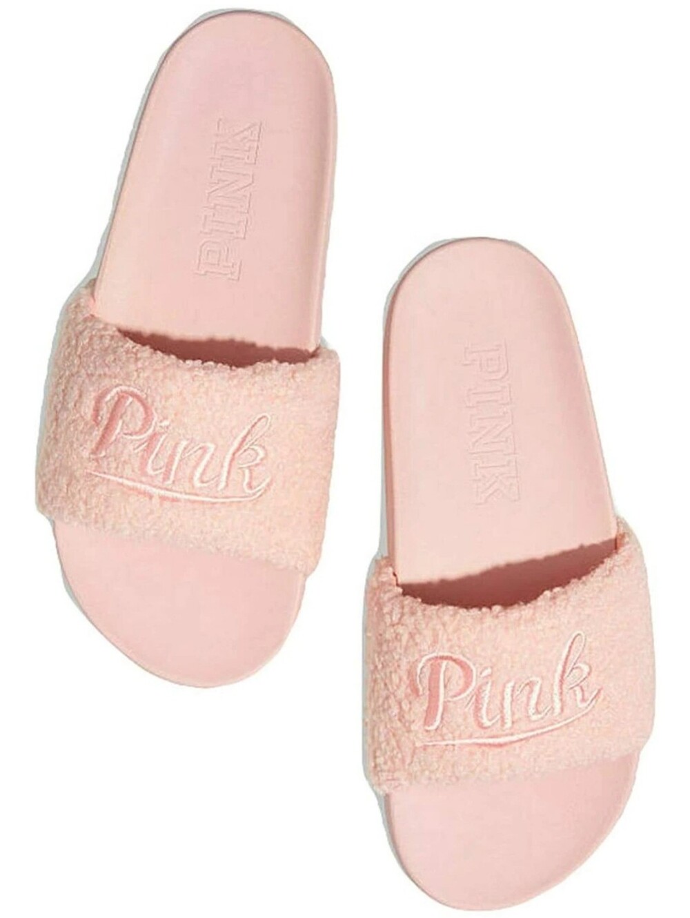 Victoria's Secret PINK Sherpa Slides